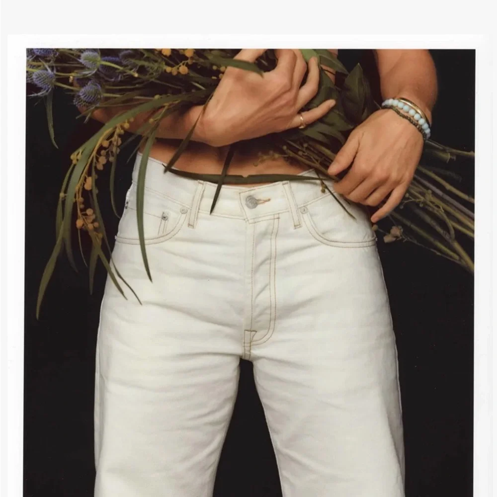 Brand New Imogene + Willie Edie Cream Selvage Denim, fits like size 26/27 - Picture 7 of 12